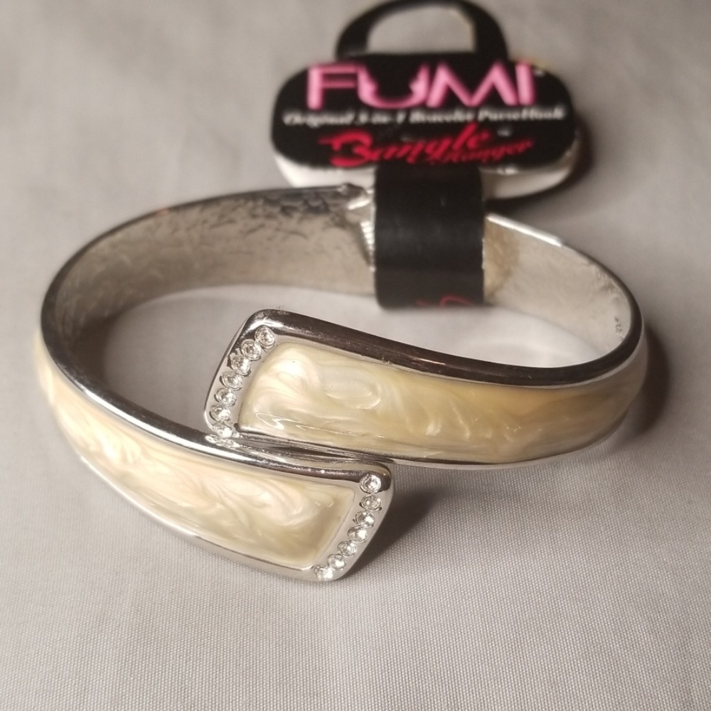 Brand New FUMI White Bangle/Pursehook